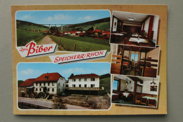 AK Speicherz Röhn / 1960-1980 / Mehrbildkarte / Gasthof zum Biber / Strassenansicht